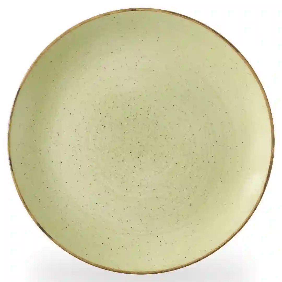 Tallerken Coupe Stonecast Raw