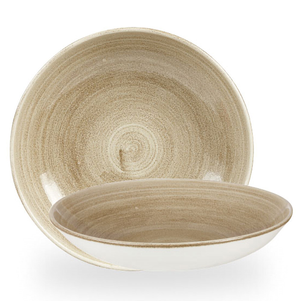 Tallerken Dyb Stonecast Patina