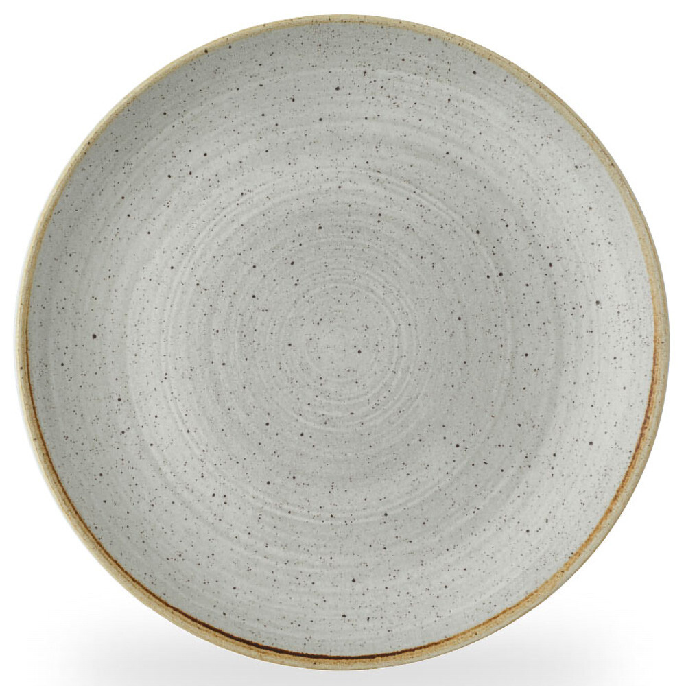 Tallerken Coupe Stonecast Raw