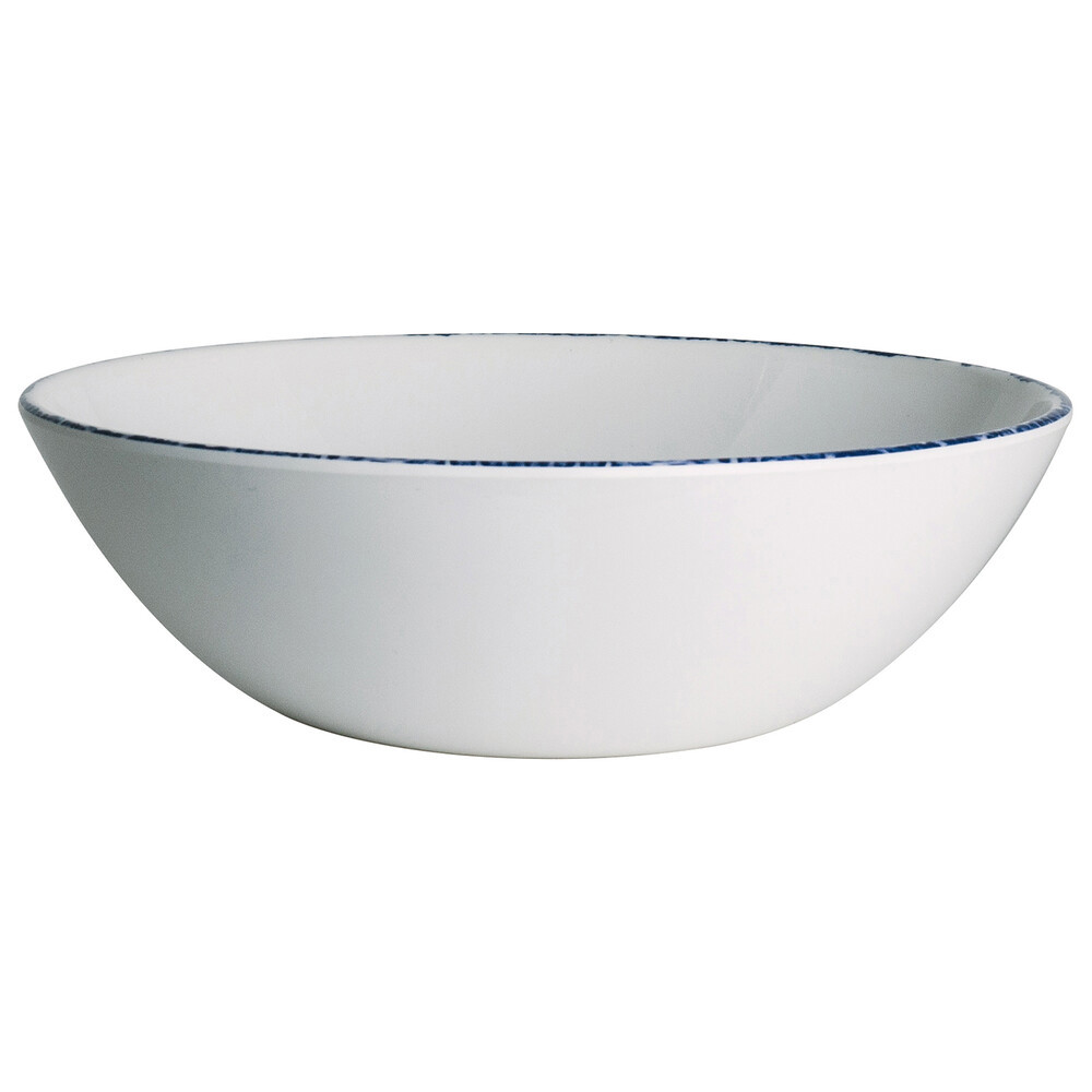 Tallerken Halvdyb Blue Dapple