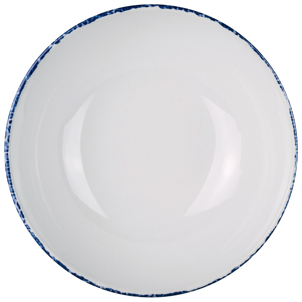 Tallerken Halvdyb Blue Dapple