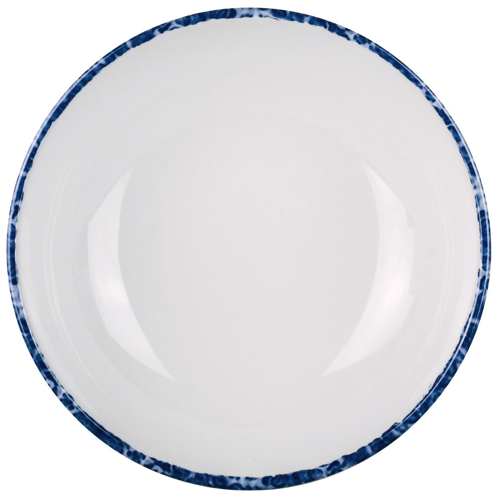 Tallerken Halvdyb Blue Dapple