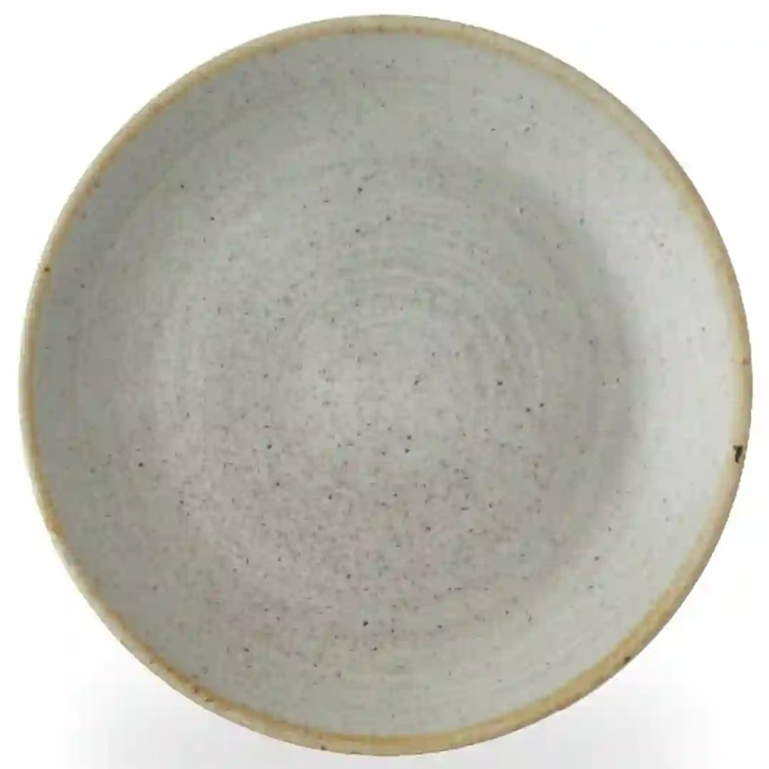 Tallerken Coupe Stonecast Raw