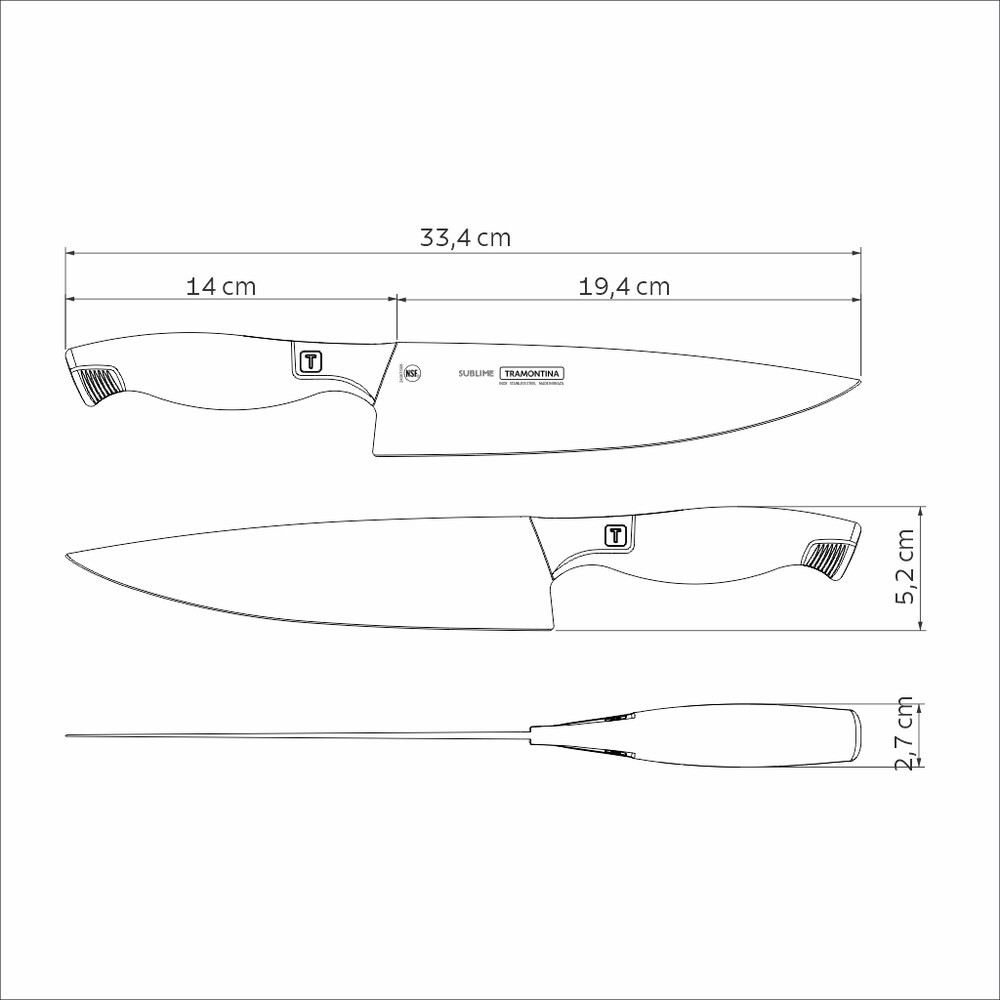 Kokkekniv Proff-Line