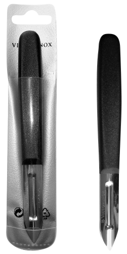 Skrællekniv m/sort skaft db.