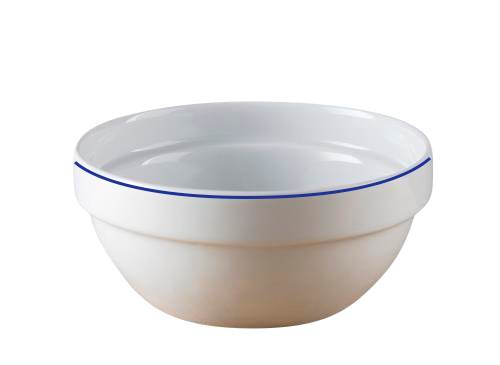 Skål m/blå kant Buffet-Line