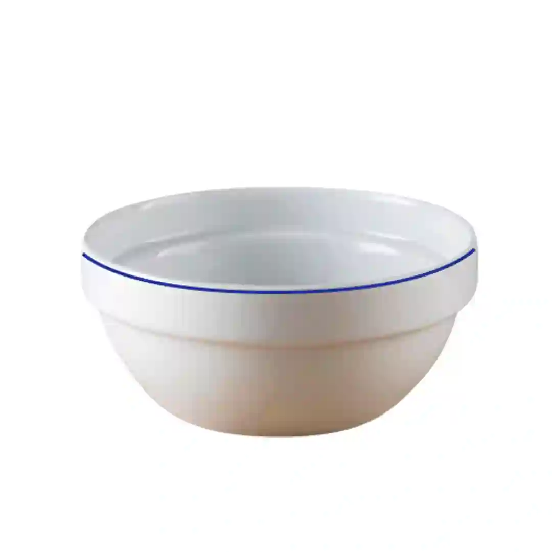Skål m/blå kant Buffet-Line
