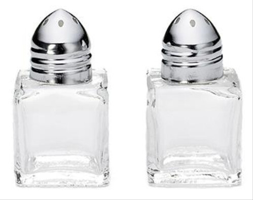 Salt- og peberbøsse 2-pak