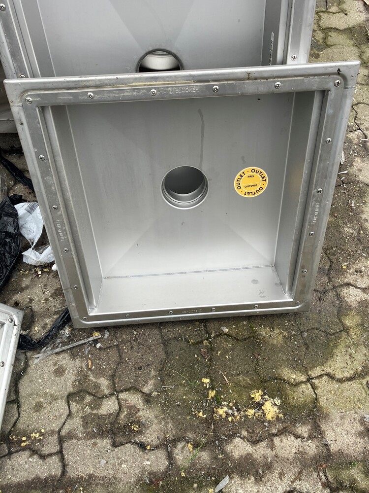 Gulvgrube Vinyl 495x495x135mm