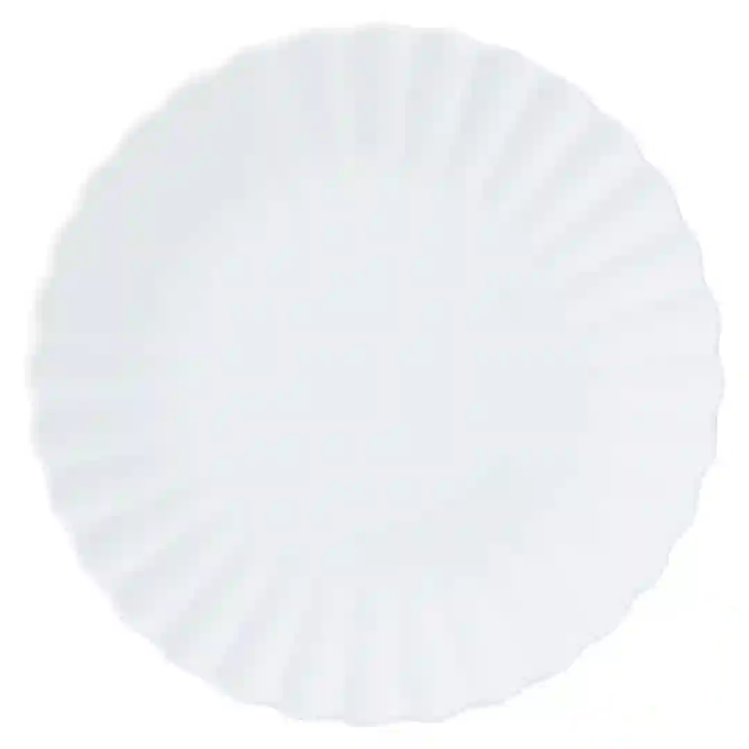 Tallerken Coupe Coupe White