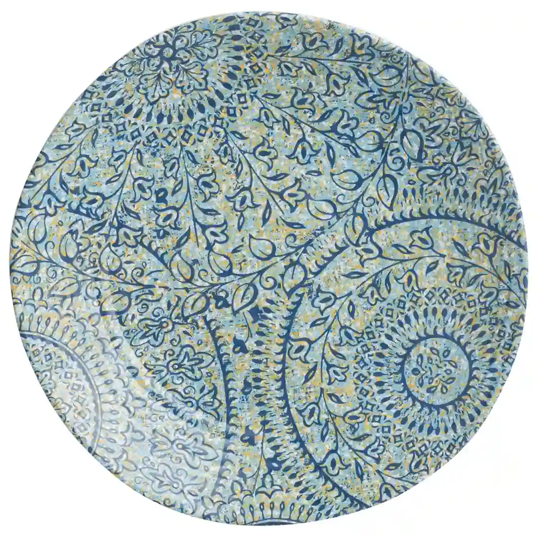 Tallerken Solano Azure