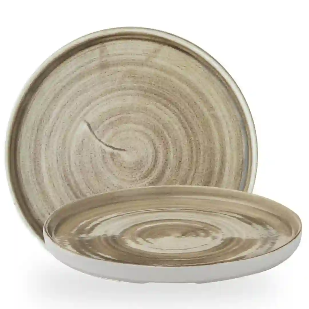 Tallerken Stonecast Patina