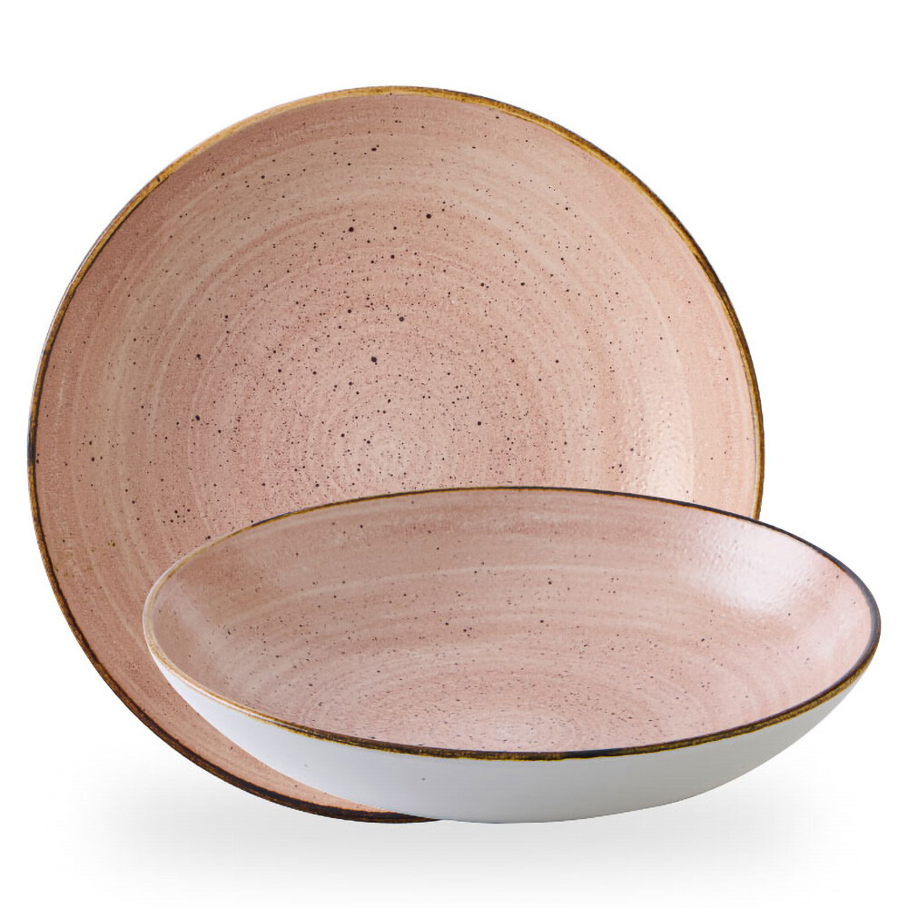 Tallerken Dyb Stonecast Raw