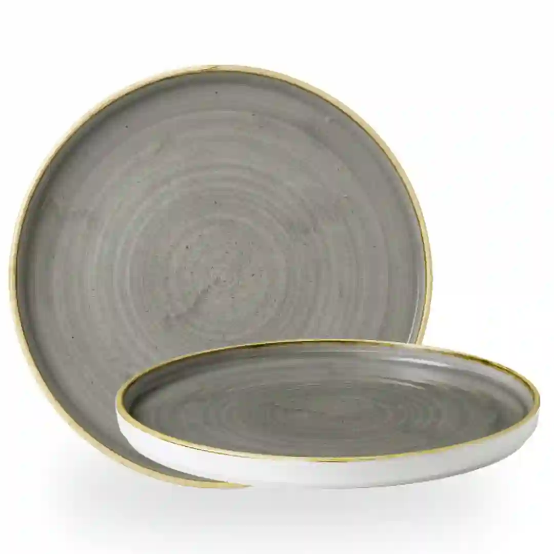 Tallerken Flad Stonecast