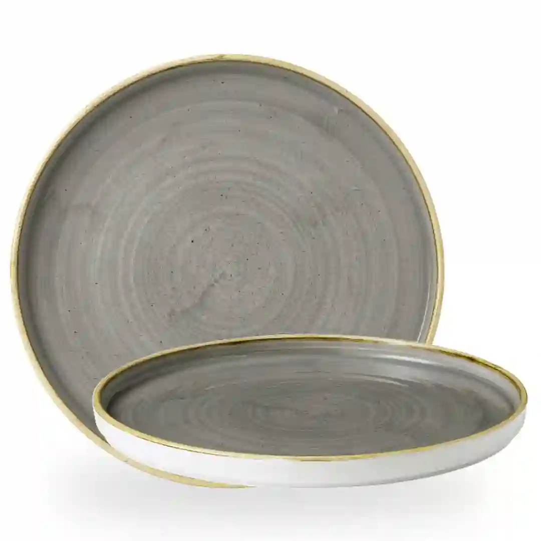 Tallerken Flad Stonecast