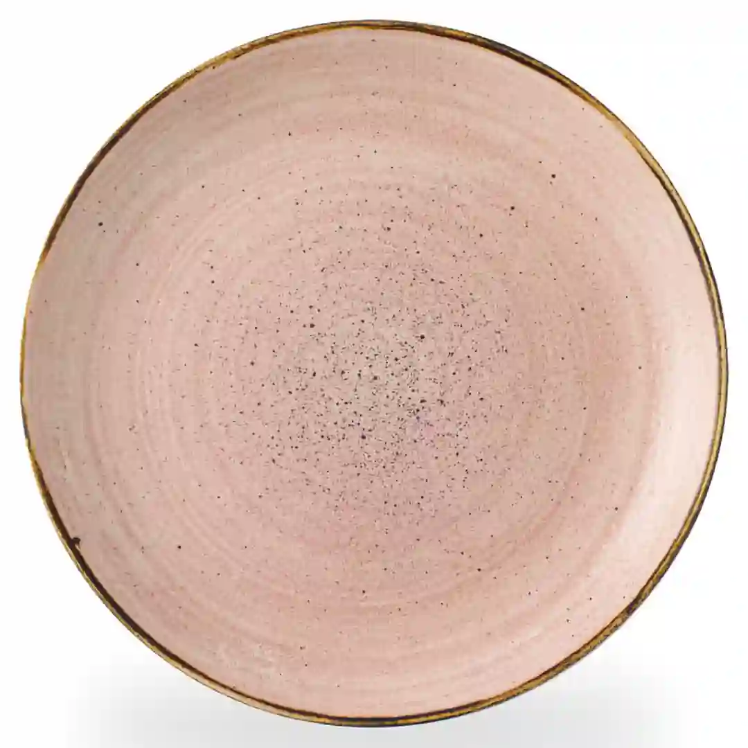 Tallerken Coupe Stonecast Raw