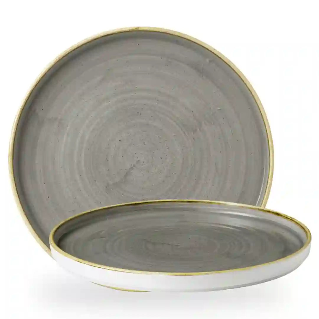 Tallerken Flad Stonecast