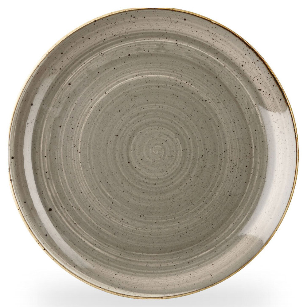 Tallerken Dyb Stonecast